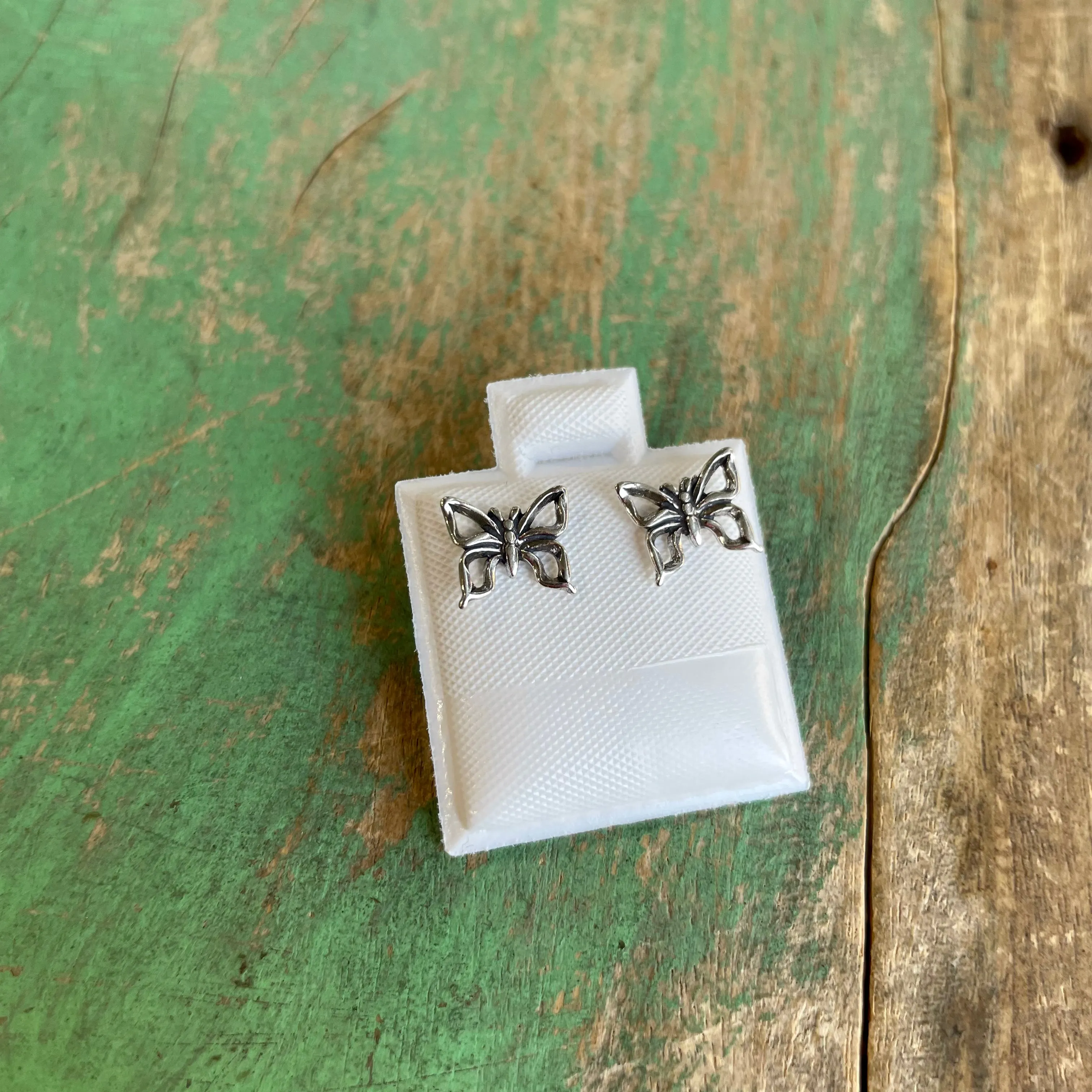 Sterling Silver Butterfly Earrings