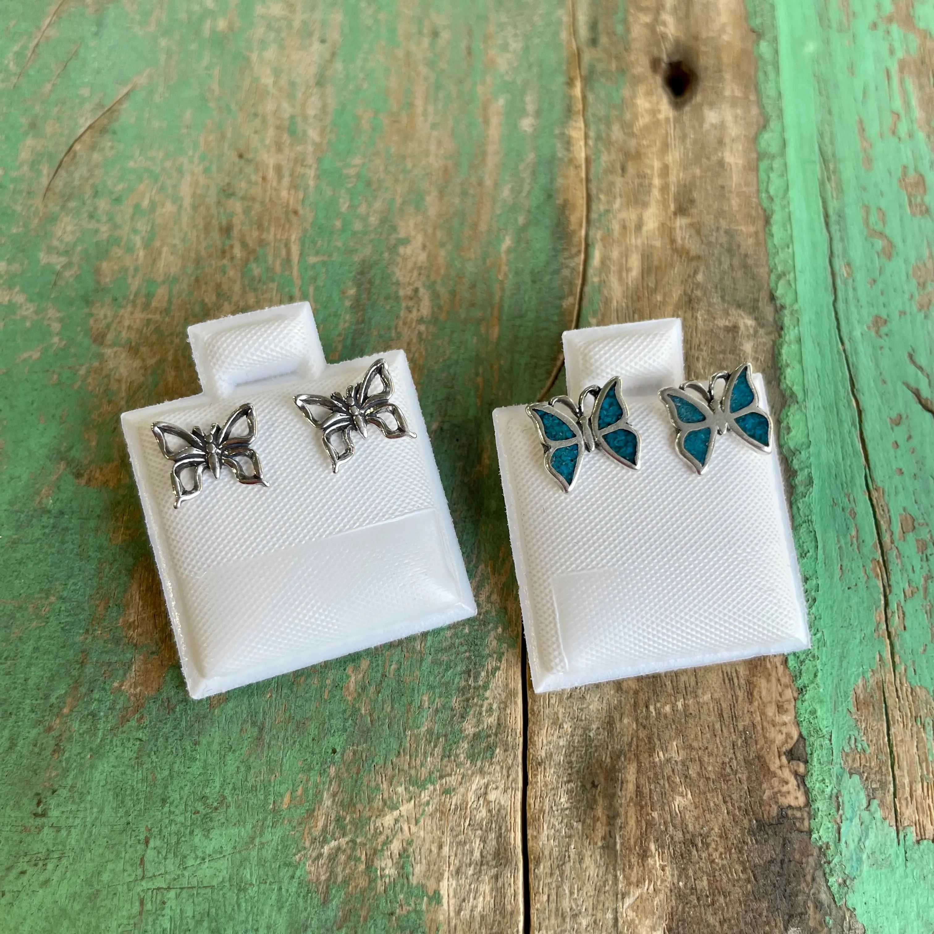 Sterling Silver Butterfly Earrings