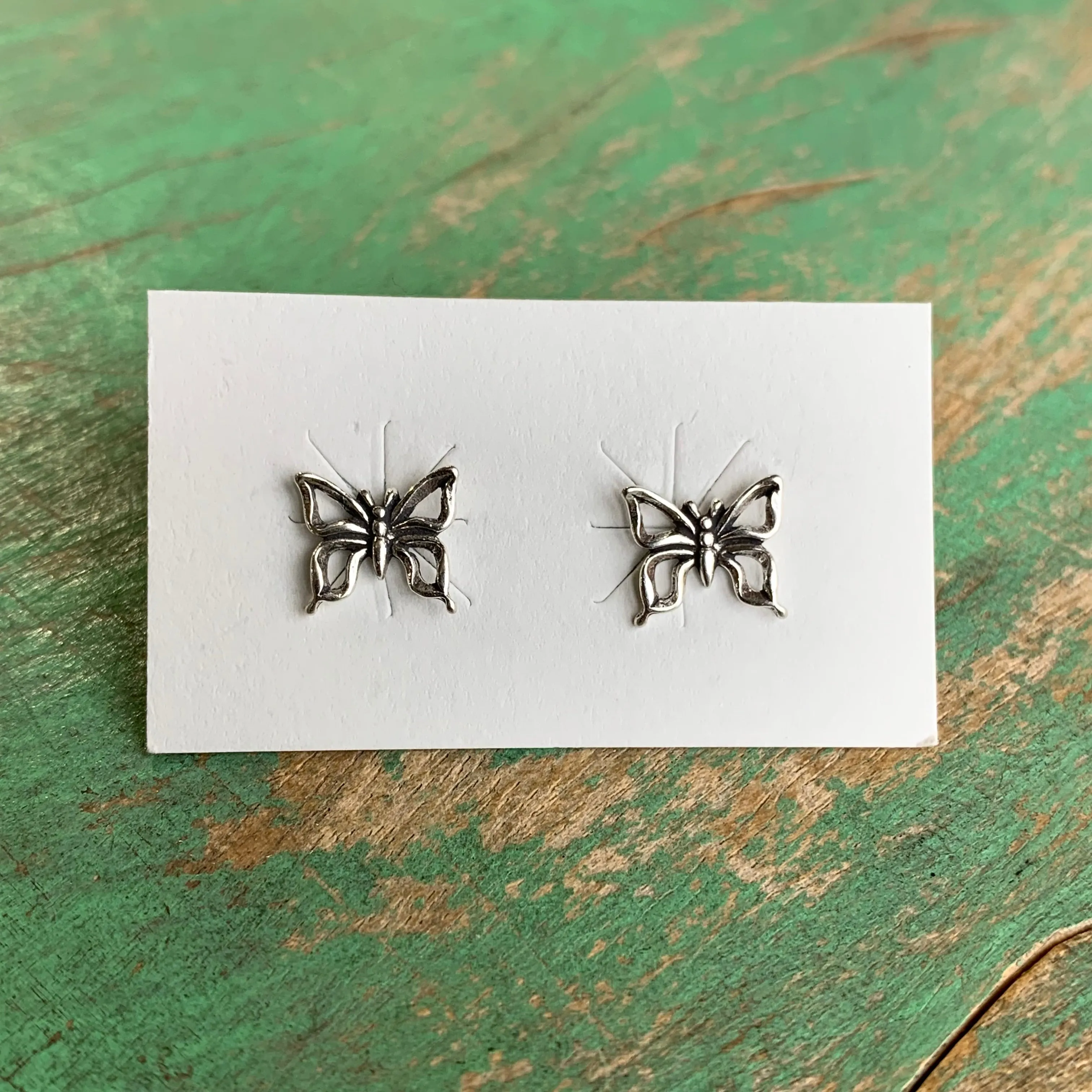 Sterling Silver Butterfly Earrings