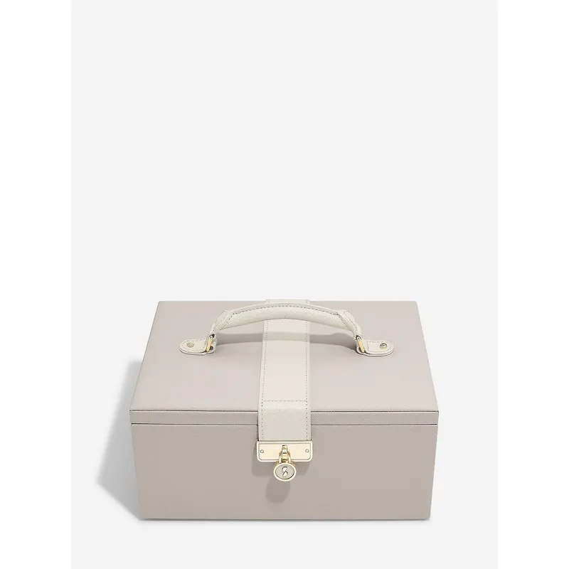 Taupe Classic Two Tone Jewellery Box