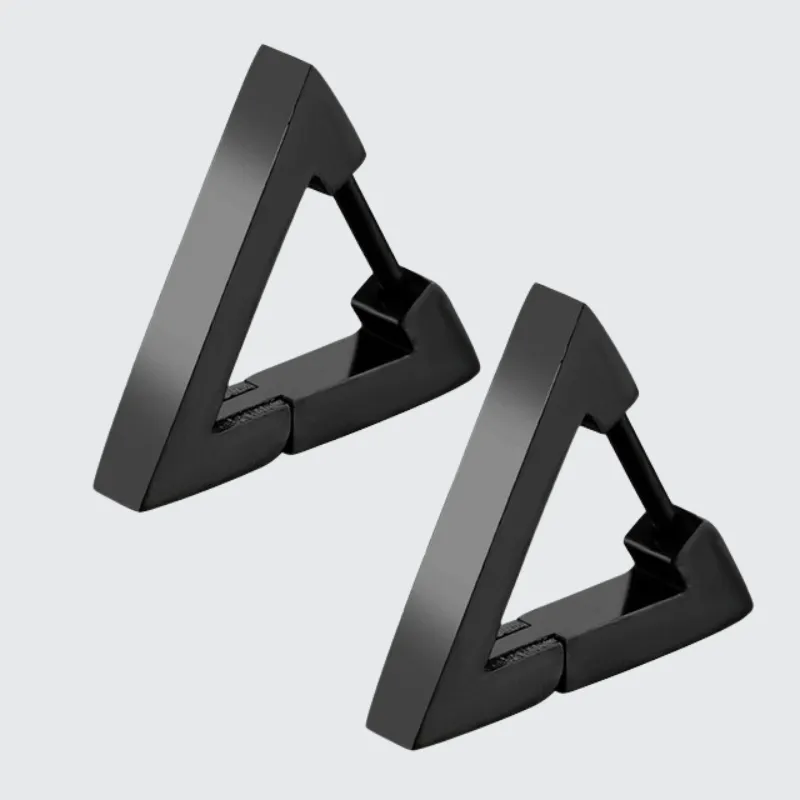 Techwear Triangle Earrings