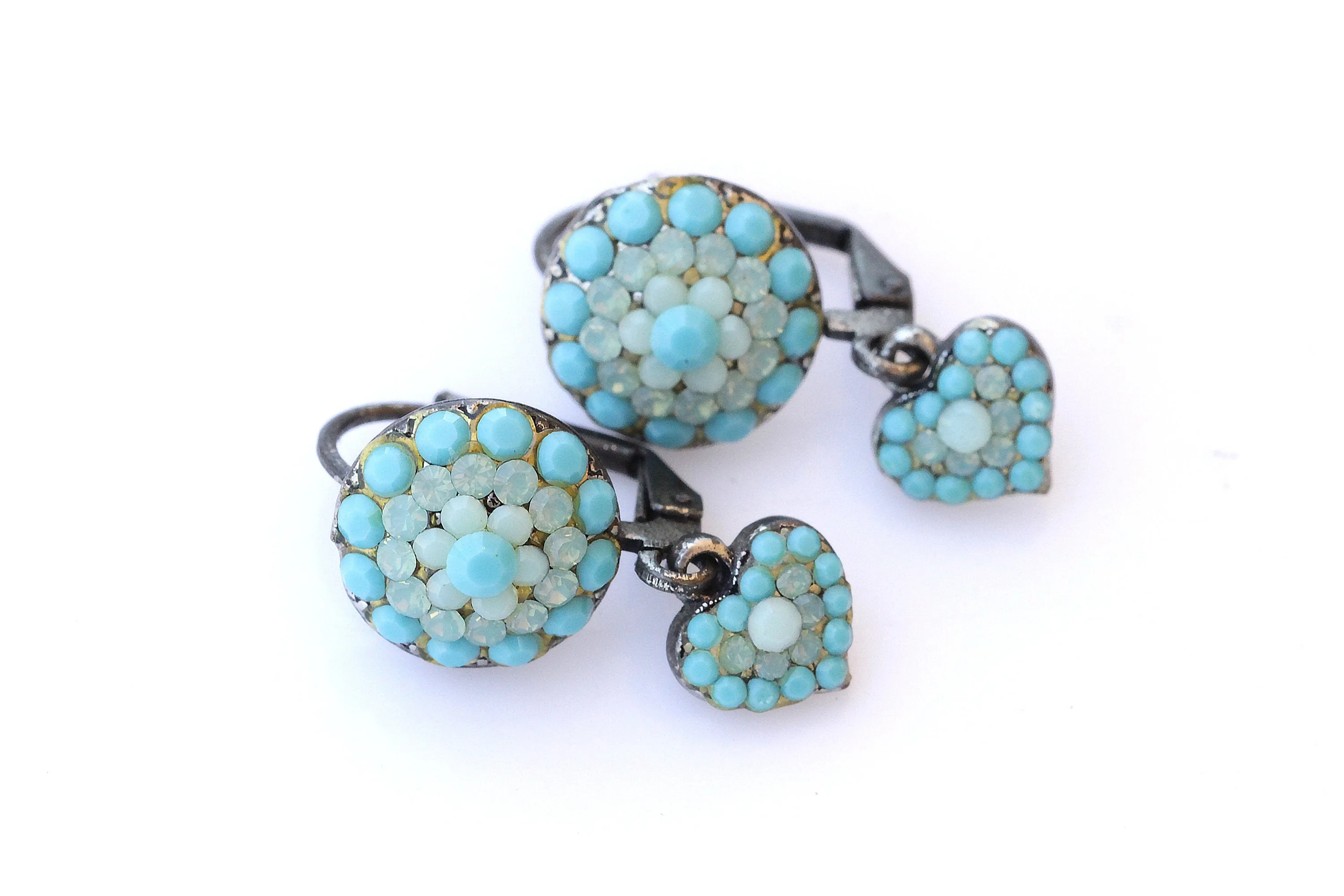 TURQUOISE AND Mint Earrings