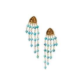 Turquoise Bolide Earrings