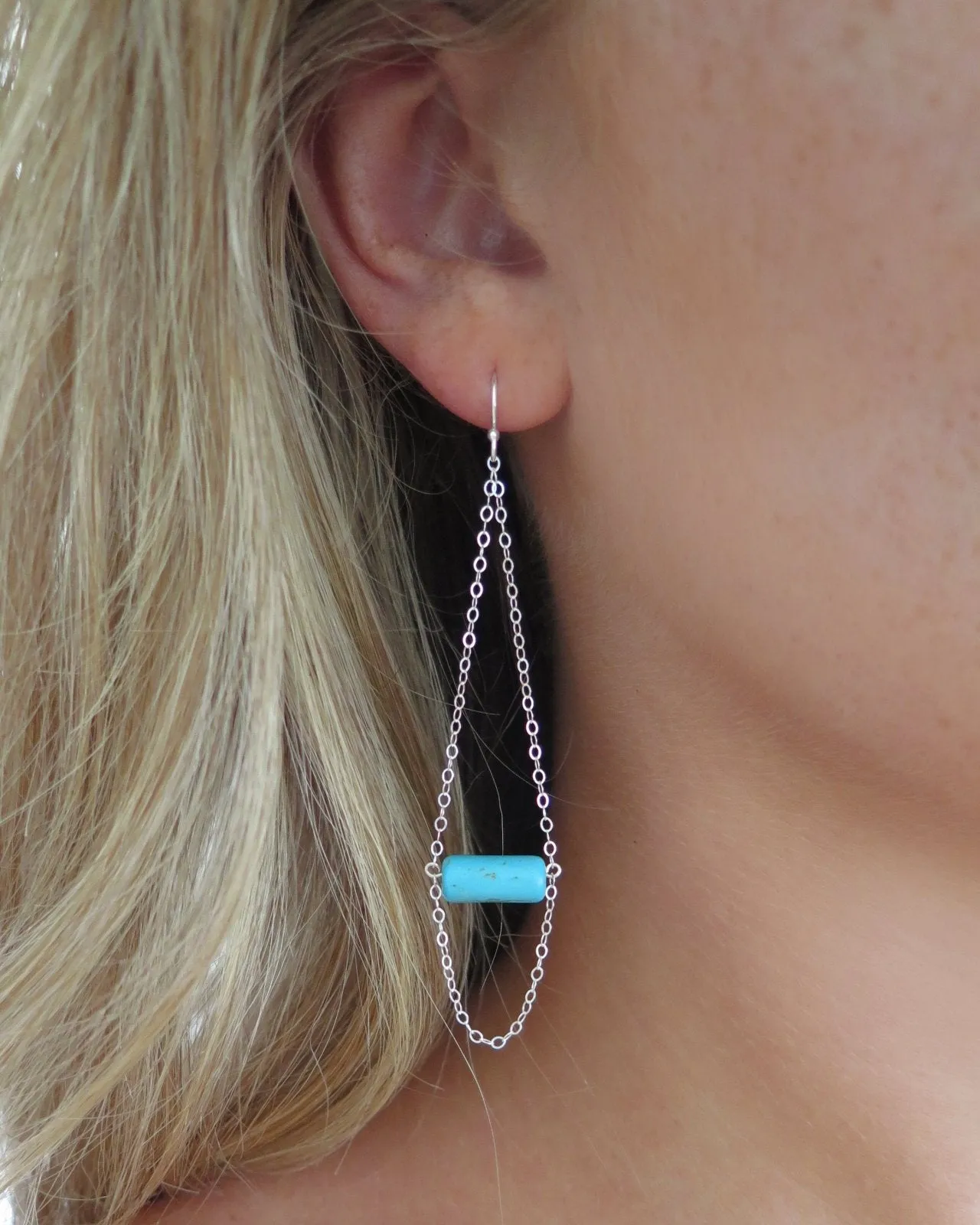 Turquoise Teardrop Earrings