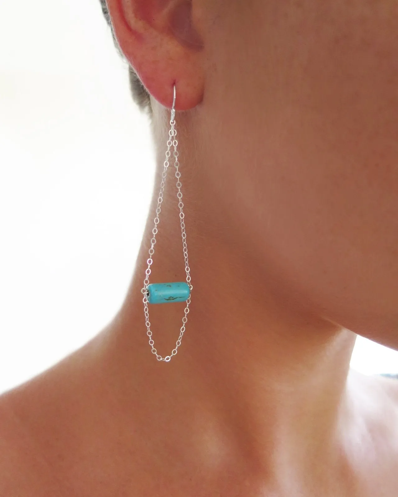 Turquoise Teardrop Earrings