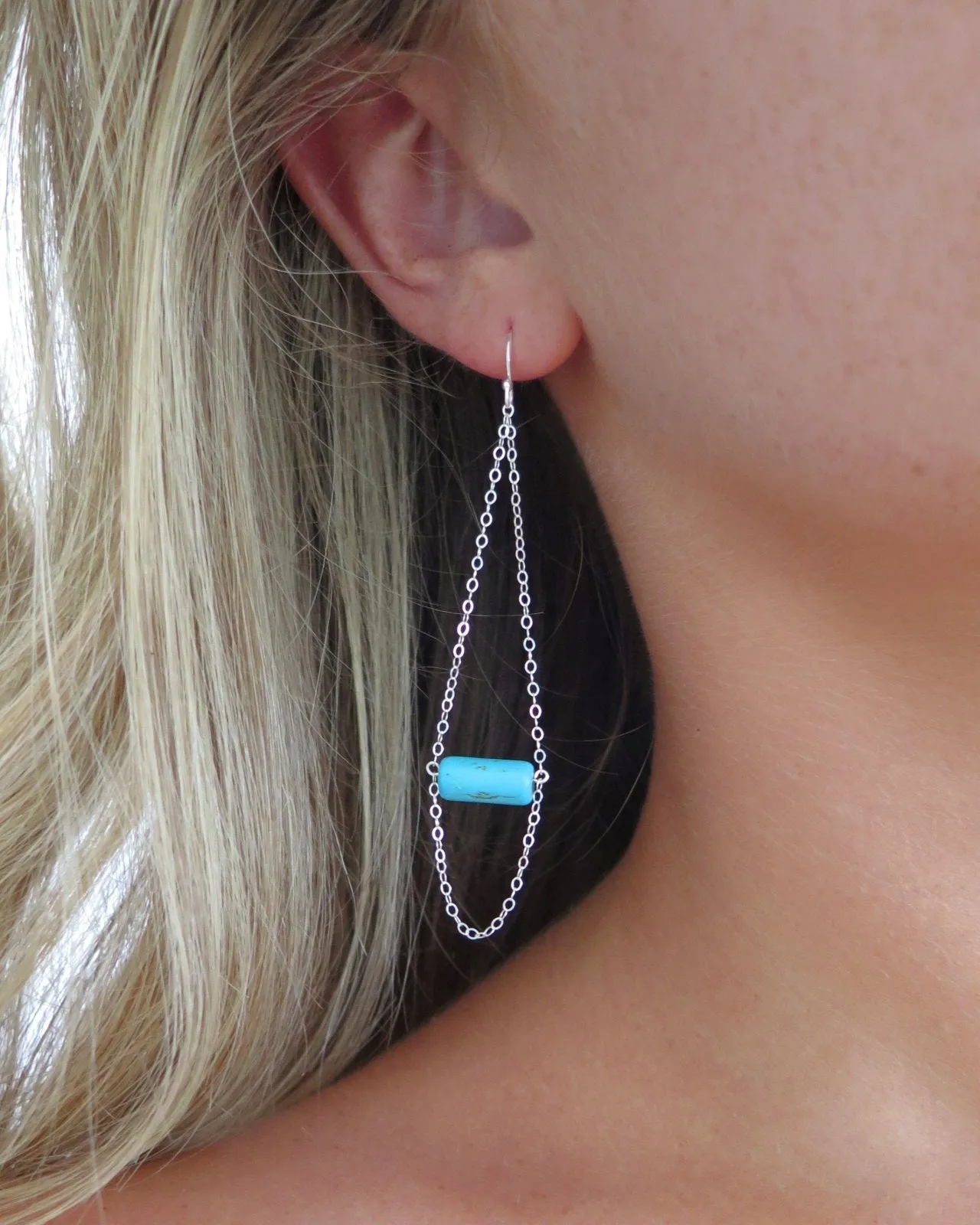 Turquoise Teardrop Earrings