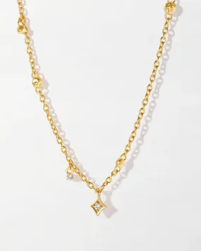 Victoria Milky Way Necklace - Gold