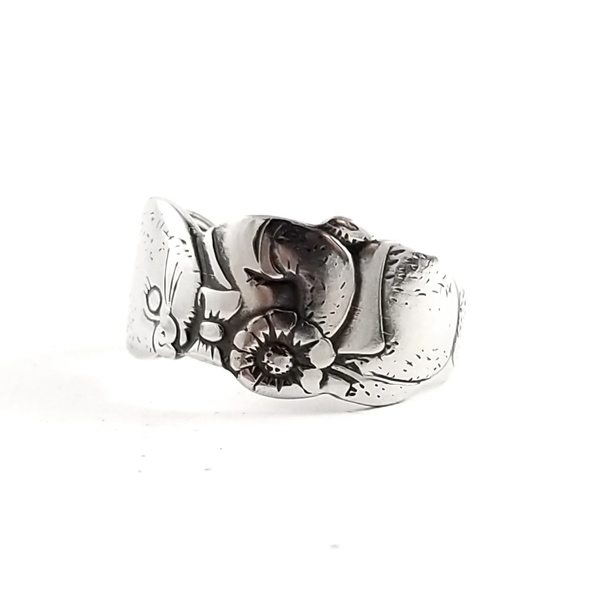 Vintage Peter Rabbit Stainless Steel Spoon Ring