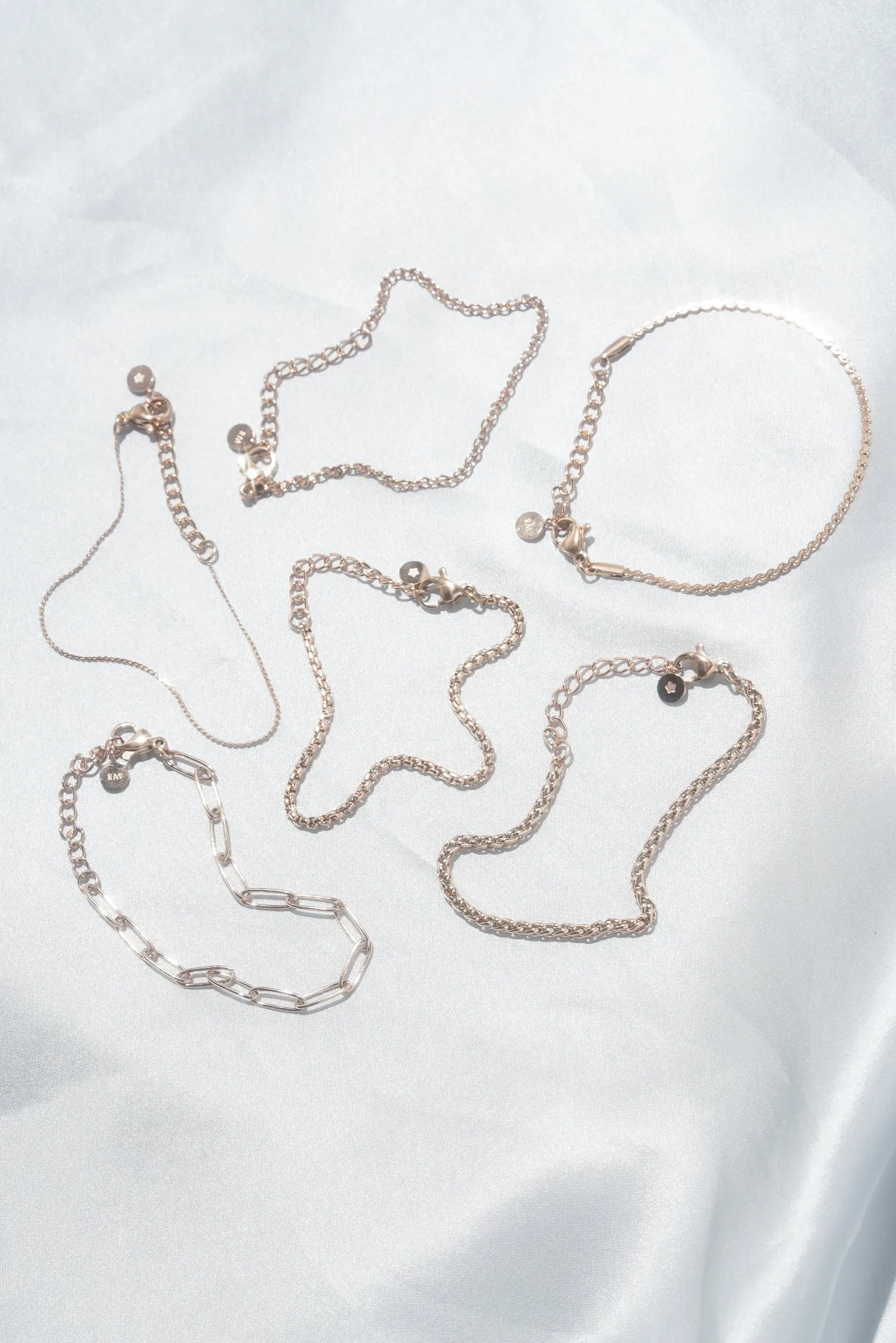 Wave Chain Anklet