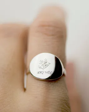 Wild Flower Stay Wild Ring