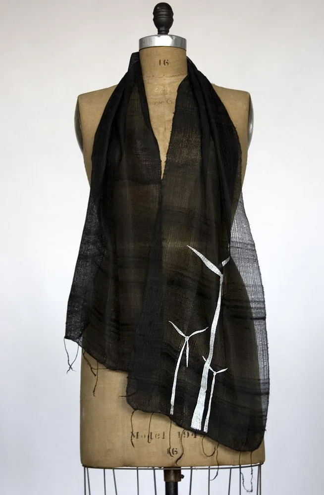 Wind Turbine Silk Scarf